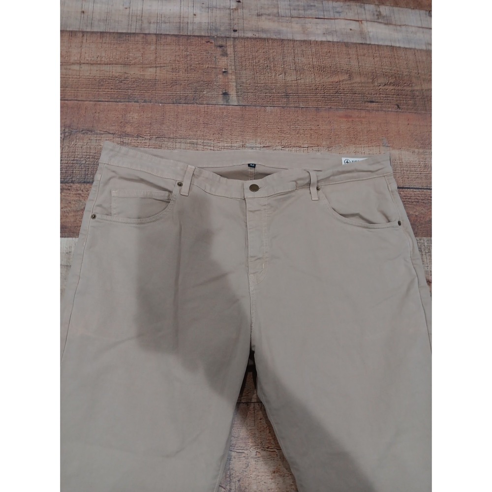 Mens Aviator Best Travel Jean‎ Khaki Pant Stretch  Made USA Sz 42 (2535)